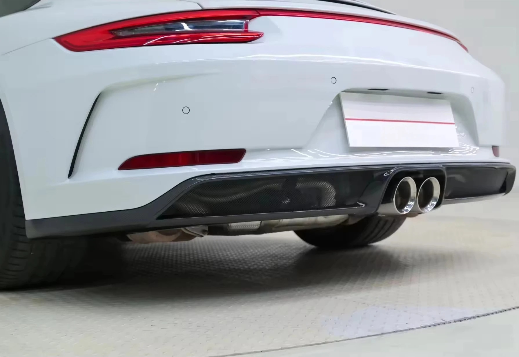 New Facelift Rear Bumper Diffuser for 2012-2019 991 Carrera 991.1 & 991.2 GT3 Style Upgrade Front Bumper Body Kits